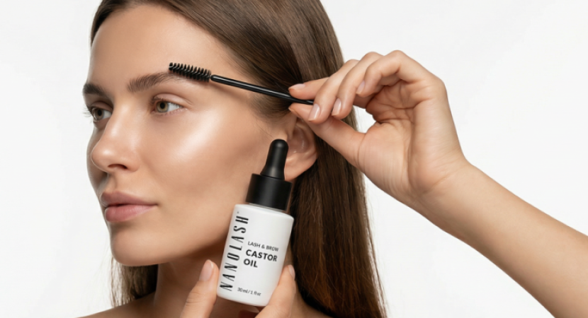 Nanolash Castor Oil – Des Soins Quotidiens pour Cils et Sourcils dans un Format Moderne